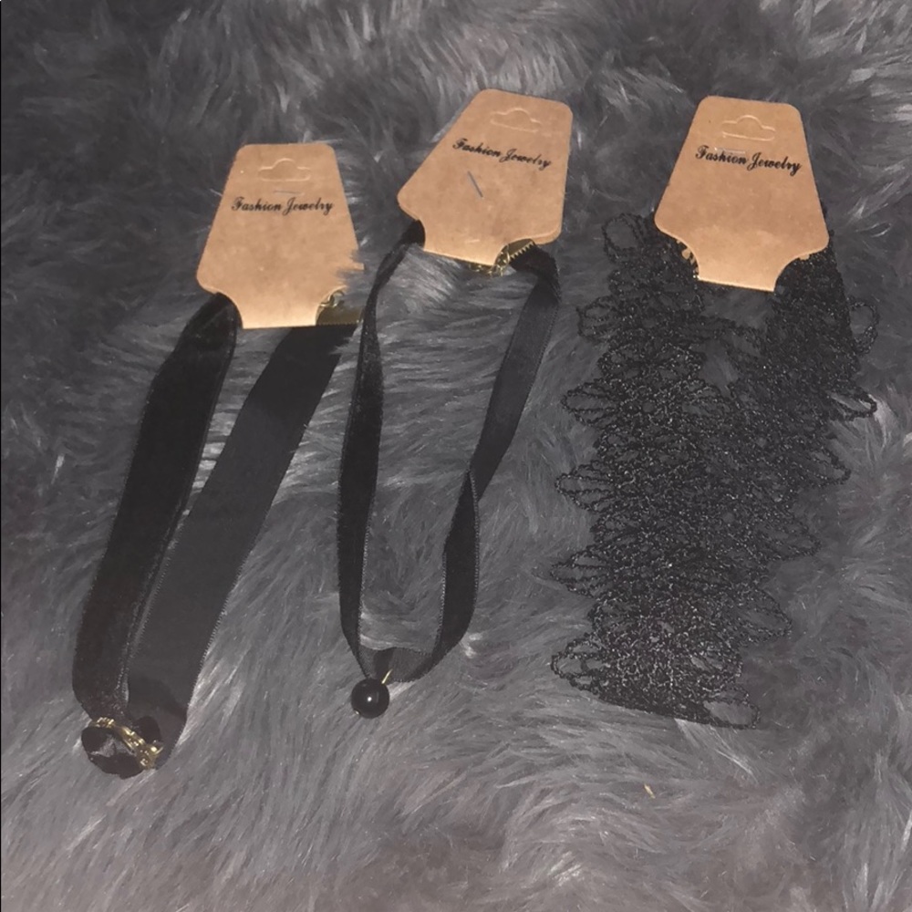 NWT Three pack of choker necklaces